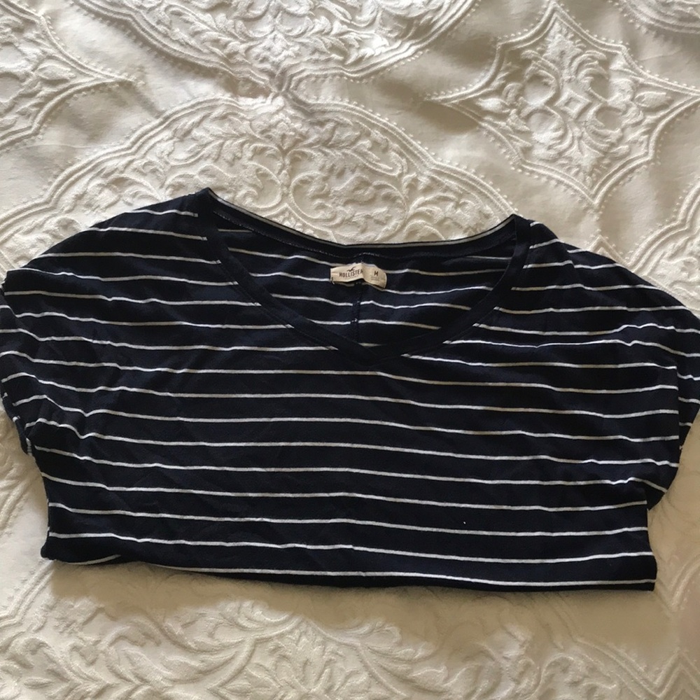 Tie Up Navy blue/White Top